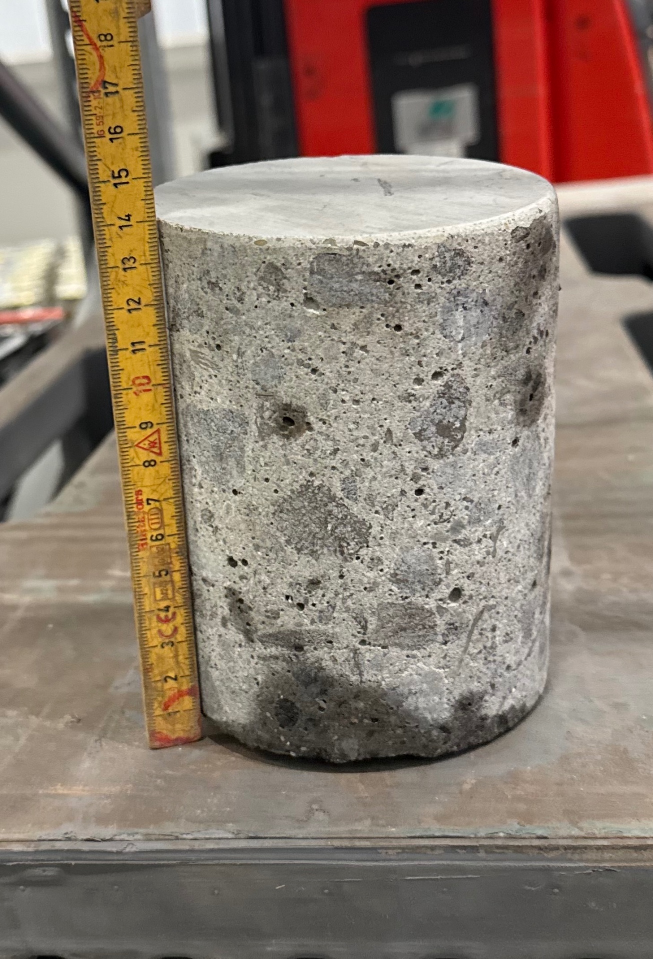 Kärnborrning och materialbedömning